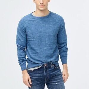 J. Crew Factory Men’s Textured Cotton Crew Neck Sweater